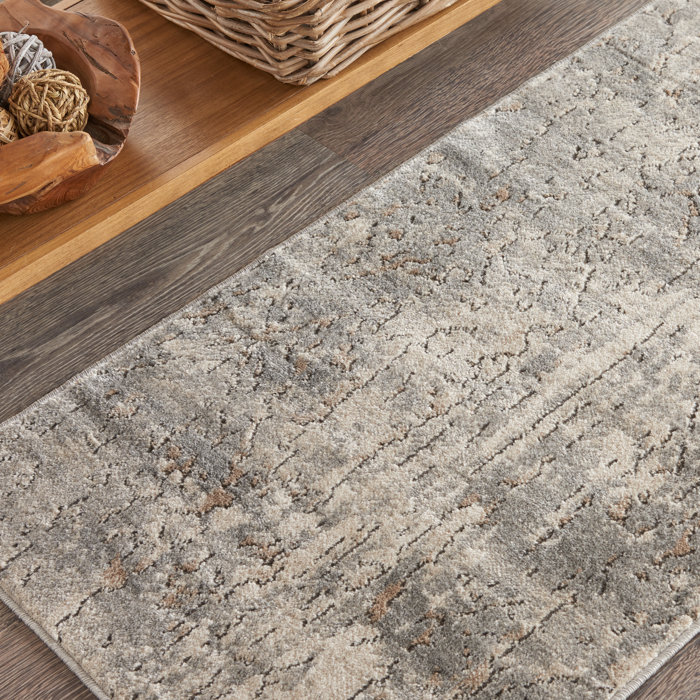 Mercury Row® Addilyn Beige/Gray Rug & Reviews Wayfair